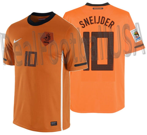 NIKE WESLEY SNEIJDER NETHERLANDS HOME JERSEY FIFA WORLD CUP 2010 1