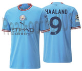 PUMA ERLING HAALAND MANCHESTER CITY UEFA CHAMPIONS LEAGUE HOME JERSEY 2022/23 1