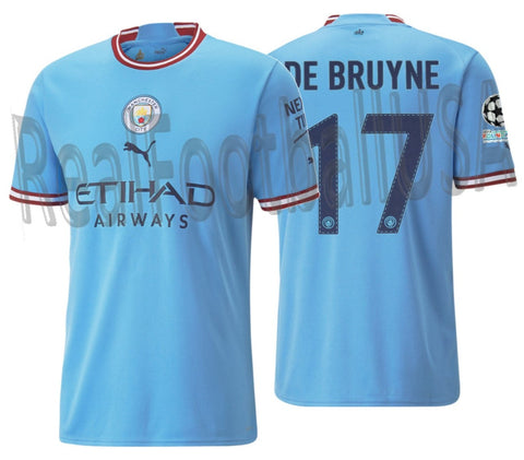 Champions League Man City Jersey New PUMA KEVIN DE BRUYNE