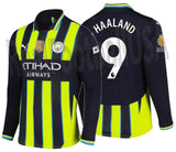 PUMA ERLING HAALAND MANCHESTER CITY LONG SLEEVE AWAY JERSEY 2024/25 FIFA PATCH
