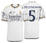 ADIDAS JUDE BELLINGHAM REAL MADRID UEFA CHAMPIONS LEAGUE AUTHENTIC MATCH HOME JERSEY 2023/24 1