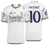 ADIDAS LUKA MODRIC REAL MADRID UEFA CHAMPIONS LEAGUE AUTHENTIC MATCH HOME JERSEY 2023/24