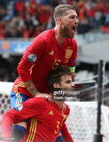 ADIDAS SERGIO RAMOS SPAIN AUTHENTIC MATCH HOME JERSEY EURO 2016 7