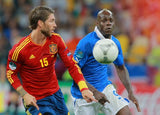 ADIDAS SERGIO RAMOS SPAIN HOME JERSEY FINAL GAME EURO 2012 5