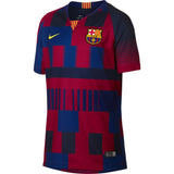 NIKE LIONEL MESSI FC BARCELONA 20 ANNIVERSARY YOUTH HOME JERSEY 1999 - 2019 2