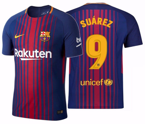 Nike Luis Suarez FC Barcelona Vapor Match Home Jersey 2017/18 847190-456