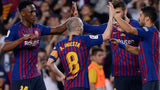 NIKE ANDRES INIESTA FC BARCELONA HOME JERSEY 2018/19