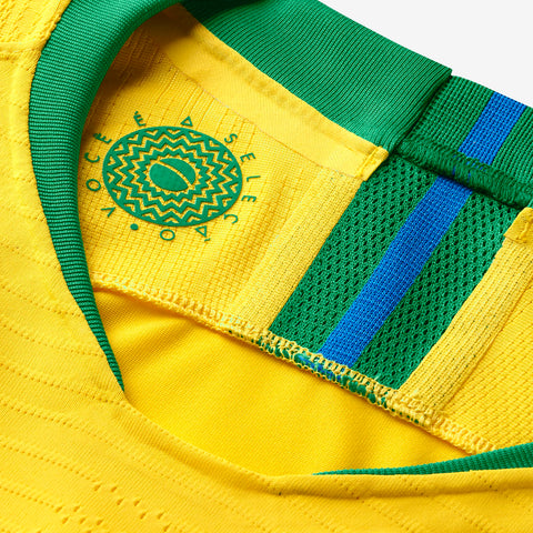 NIKE PELE BRAZIL HOME JERSEY FIFA WORLD CUP 2018 PATCHES –