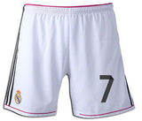 ADIDAS CRISTIANO RONALDO REAL MADRID HOME GAME SHORT 2014/15.