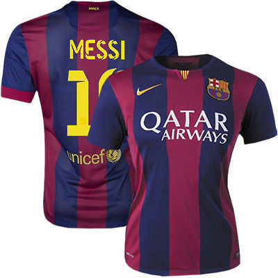 NIKE LIONEL MESSI FC BARCELONA WOMEN'S HOME JERSEY 2014/15 4