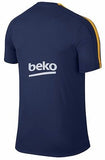 NIKE FC BARCELONA FLASH TRAINING TOP Blue/Gold 1