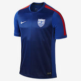 NIKE USA USMNT SQUAD PRE MATCH TRAINING TOP Navy/Red 1