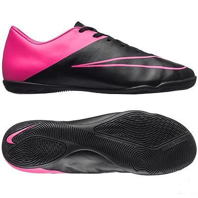 NIKE MERCURIAL VICTORY V IC JUNIOR YOUTH INDOOR SOCCER FUTSAL SHOES Black/Pink