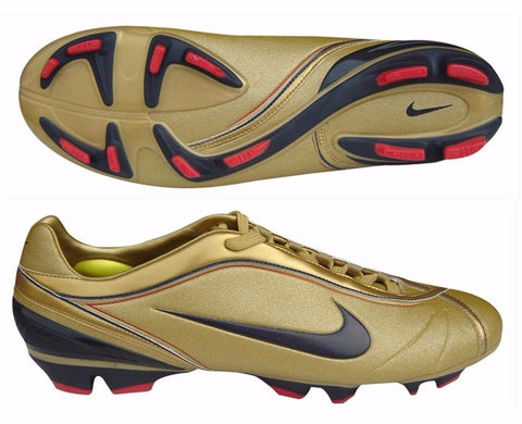 NIKE FIRST2 PRO FIRM GROUND SOCCER SHOES WOMEN'S Mettalic Gold.