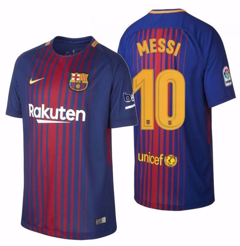 NIKE LIONEL MESSI FC BARCELONA HOME YOUTH JERSEY 2017/18