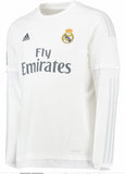 ADIDAS CRISTIANO RONALDO STYLE REAL MADRID LONG SLEEVE HOME JERSEY 2015/16 4