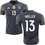 ADIDAS THOMAS MULLER GERMANY AWAY JERSEY EURO 2016 1