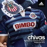 Adidas Omar Bravo Chivas Away Jersey 2014 D80538 4