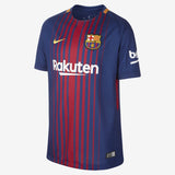 NIKE LIONEL MESSI FC BARCELONA UEFA CHAMPIONS LEAGUE YOUTH HOME JERSEY 2017/18 2