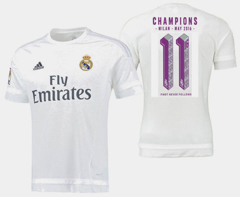 ADIDAS REAL MADRID CHAMPIONS LEAGUE UNDECIMA HOME JERSEY 2015/16.