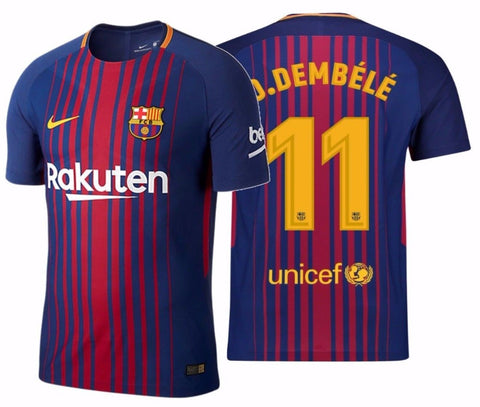 Nike Dembele FC Barcelona Vapor Match Home Jersey 2017/18 847190-456