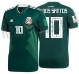 ADIDAS GIOVANI DOS SANTOS MEXICO HOME JERSEY FIFA WORLD CUP 2018 MATCH DETAIL PATCHES 1