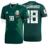 ADIDAS ANDRES GUARDADO MEXICO HOME JERSEY FIFA WORLD CUP 2018 MATCH DETAIL PATCHES 1