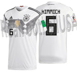 ADIDAS JOSHUA KIMMICH GERMANY HOME JERSEY FIFA WORLD CUP 2018 PATCHES 1