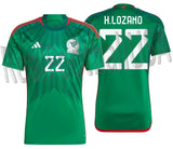 ADIDAS HIRVING LOZANO MEXICO HOME JERSEY FIFA WORLD CUP 2022 1