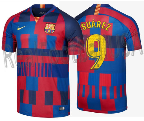Nike Suarez FC Barcelona Mashup Jersey 1999-2019 943025-456 