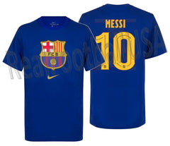 NIKE LIONEL MESSI FC BARCELONA CREST T SHIRT 2020 21