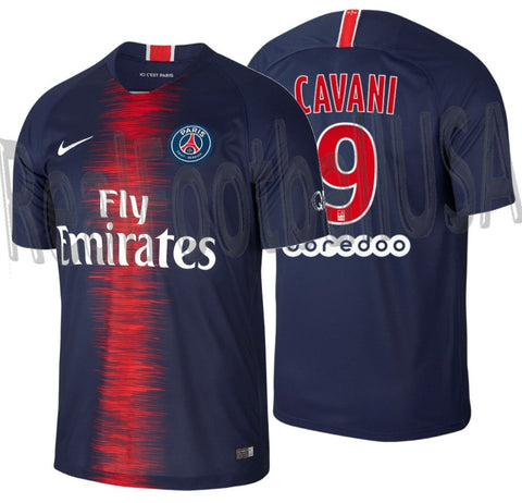 Flocage Officiel PSG Cavani 9 Away Junior 2018/2019 Flocage Officiel PSG Cavani 9 Away Junior 2018/2019