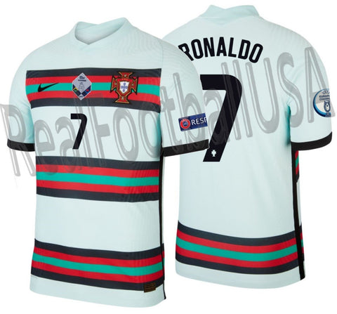 Ronaldo Euro 2021 Jersey Patch Euro Cup Portugal Football Soccer