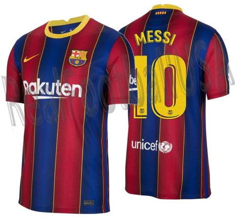 NIKE LIONEL MESSI FC BARCELONA HOME JERSEY 2020/21 1