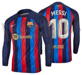 NIKE LIONEL MESSI FC BARCELONA LONG SLEEVE HOME JERSEY 2022/23 1