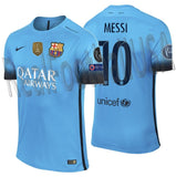 NIKE LIONEL MESSI FC BARCELONA AUTHENTIC MATCH UEFA CHAMPIONS LEAGUE THIRD JERSEY 2015/16 0