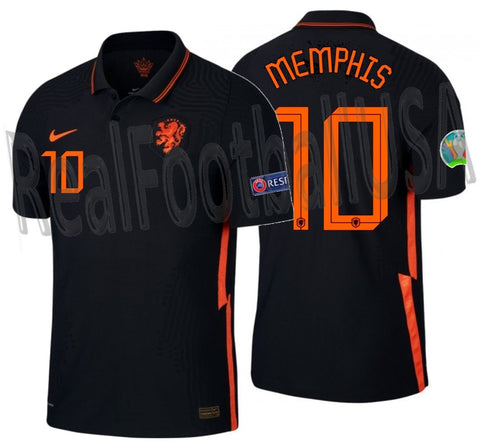 NIKE MEMPHIS DEPAY NETHERLANDS VAPOR MATCH AWAY JERSEY EURO 2020