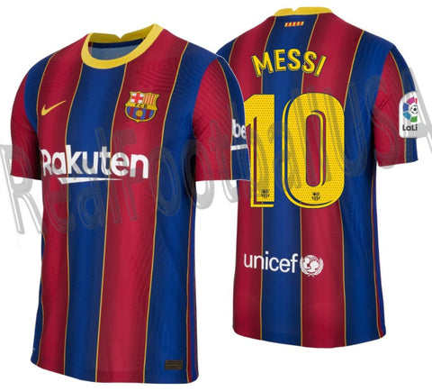 NIKE LIONEL MESSI FC BARCELONA AUTHENTIC VAPOR MATCH HOME JERSEY 2020/21 1
