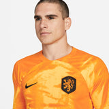 NIKE NETHERLANDS LONG SLEEVE HOME JERSEY FIFA WORLD CUP 2022 3