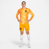 NIKE NETHERLANDS LONG SLEEVE HOME JERSEY FIFA WORLD CUP 2022 7