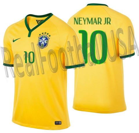 NIKE NEYMAR JR BRAZIL HOME JERSEY FIFA WORLD CUP 2014 1