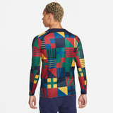 NIKE PORTUGAL LONG SLEEVE PRE MATCH JERSEY FIFA WORLD CUP 2022 2