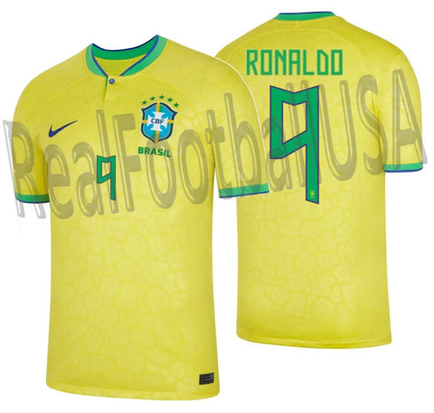 NIKE RONALDO BRAZIL HOME JERSEY FIFA WORLD CUP 2022 1