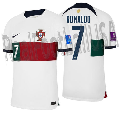 NIKE CRISTIANO RONALDO PORTUGAL AWAY JERSEY FIFA WORLD CUP QATAR 2022