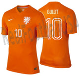 NIKE RUUD GULLIT NETHERLANDS AUTHENTIC MATCH HOME JERSEY FIFA WORLD CUP 2014 0