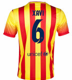 NIKE XAVI HERNANDEZ FC BARCELONA AWAY JERSEY 2013/14 2