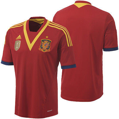 ADIDAS SPAIN HOME JERSEY FIFA CONFEDERATIONS CUP 2013 1