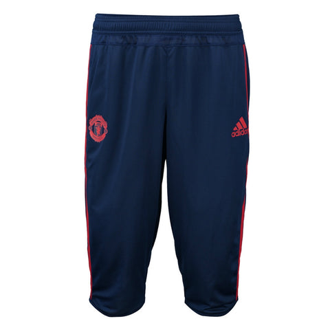 ADIDAS MANCHESTER UNITED 3/4 TRAINING PANTS Blue/Red.