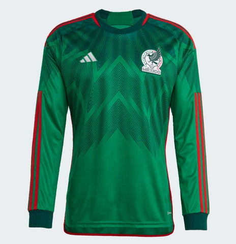 ADIDAS MEXICO LONG SLEEVE HOME JERSEY FIFA WORLD CUP 2022 1