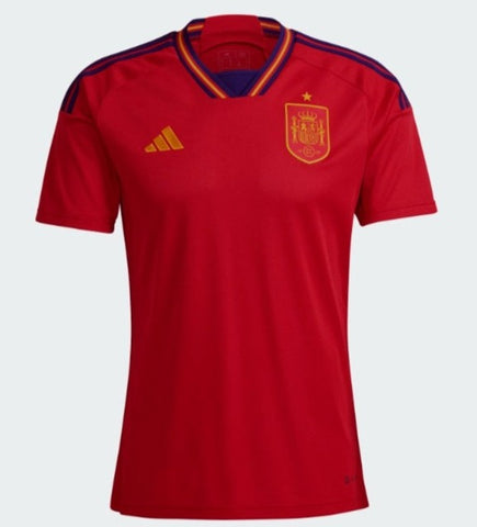 spain home jersey 2022 world cup
